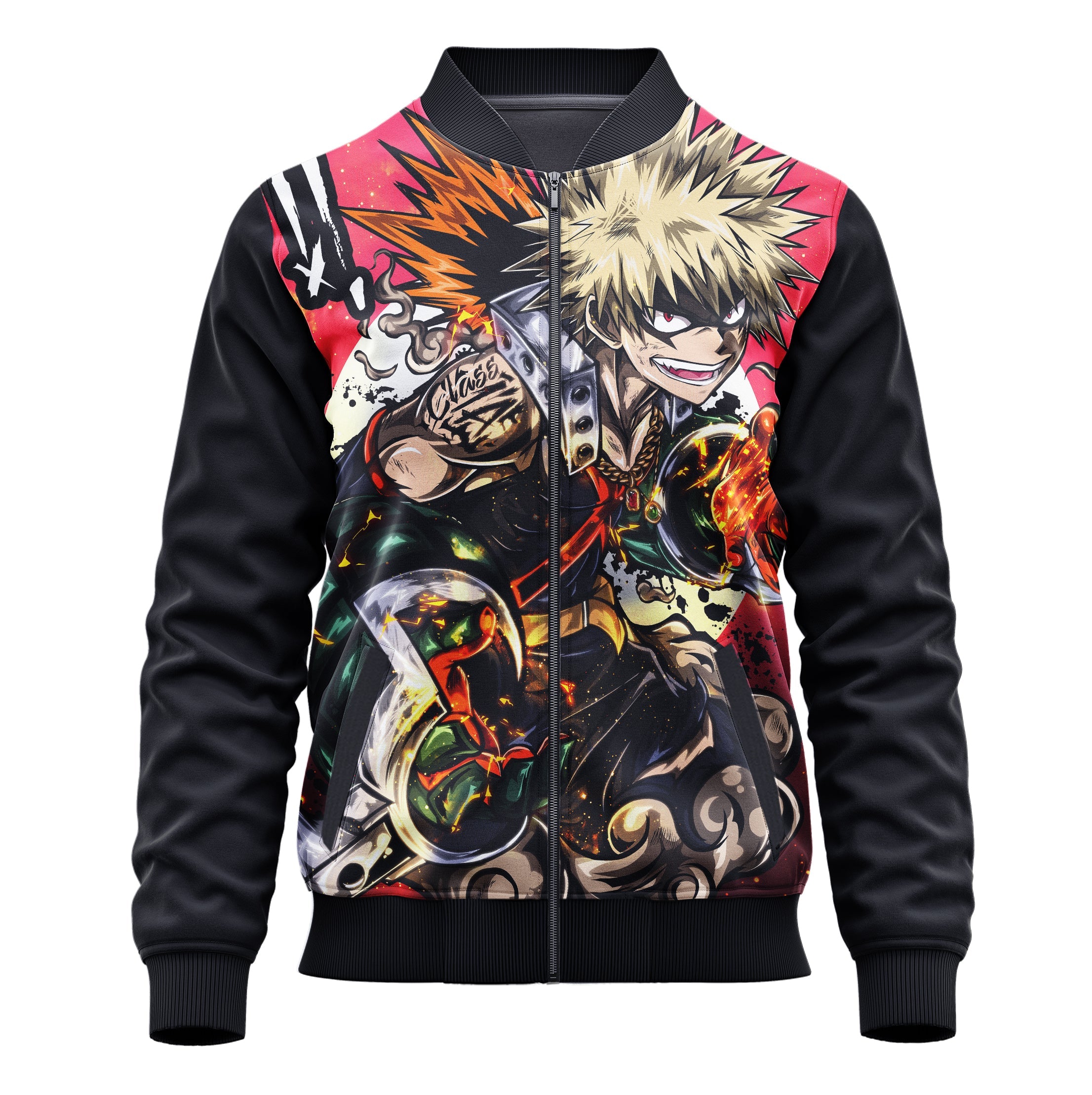 Katsuki Bakugo My Hero Academia Jacket - Adult & Kids Cosplay Hoodie