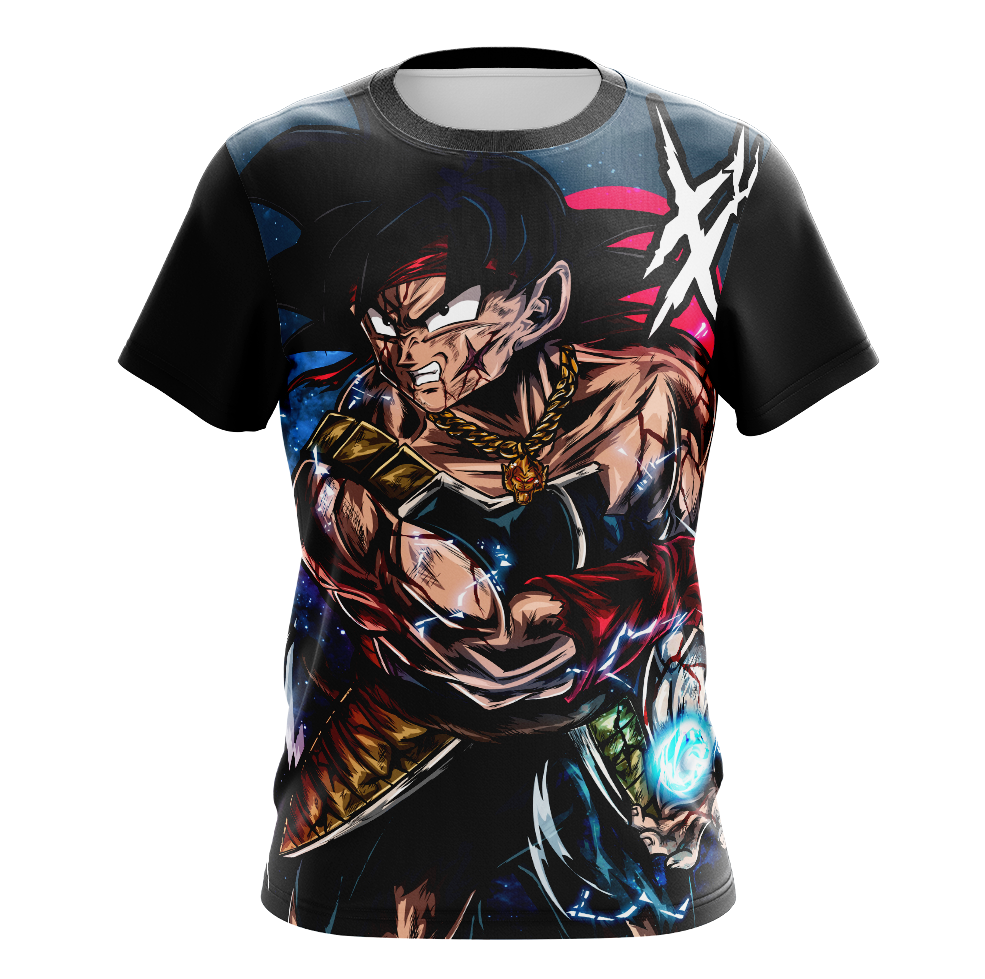 Bardock Dragon Ball Z Dry-Fit Graphic T-Shirt - Long Sleeve