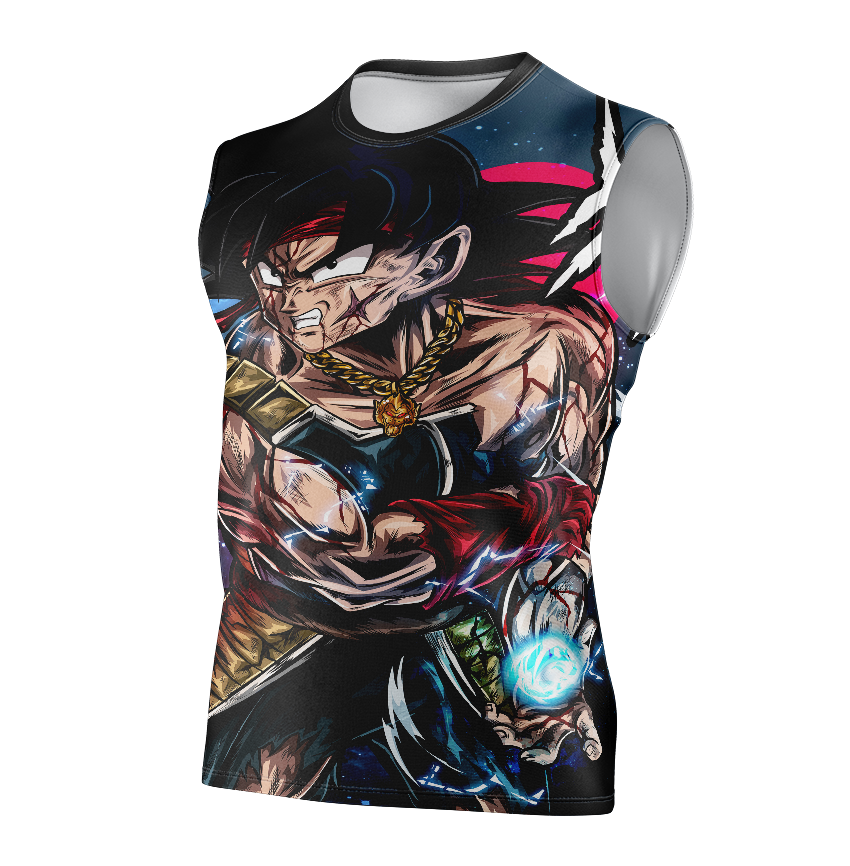 Bardock Dragon Ball Z Dry-Fit Graphic T-Shirt - Tank Top