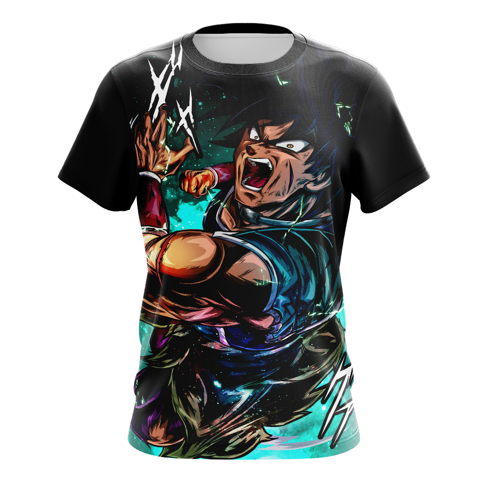 Broly Dragon Ball Super Dry-Fit Graphic T-Shirt - Short Sleeve