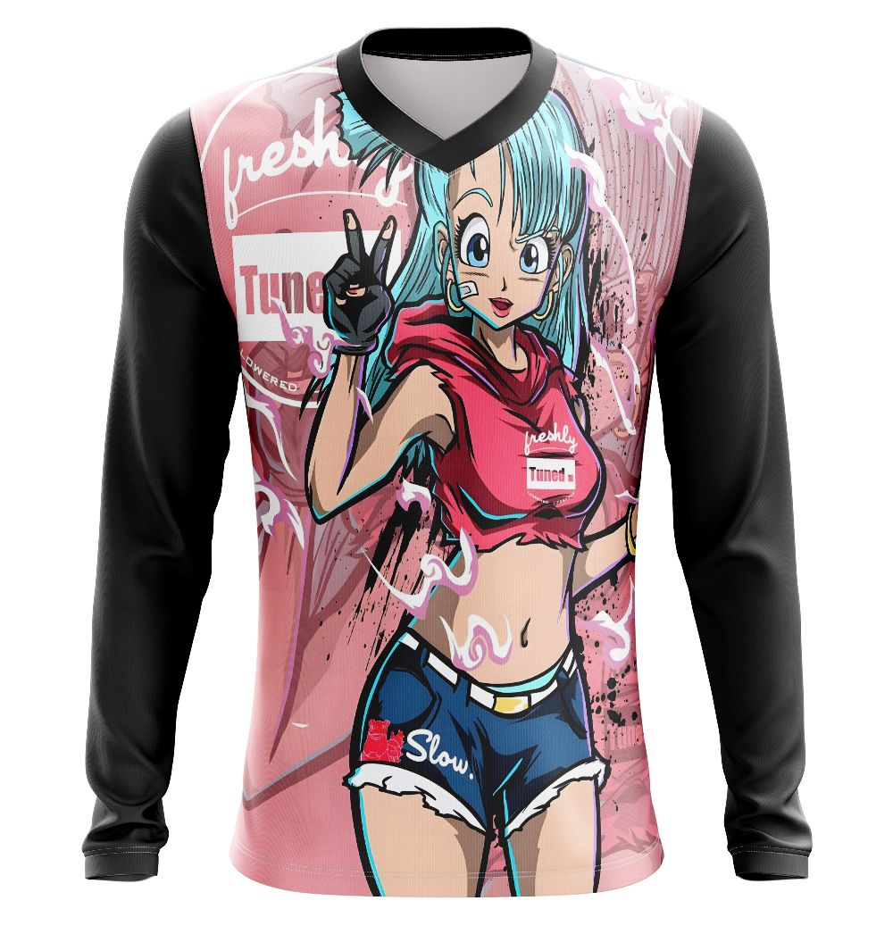 Bulma Dragon Ball Z Dry-Fit Graphic T-Shirt - Tank Top