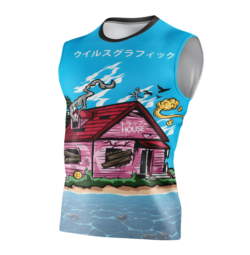 Kame House Dragon Ball Z Dry-Fit Graphic T-Shirt - Short Sleeve