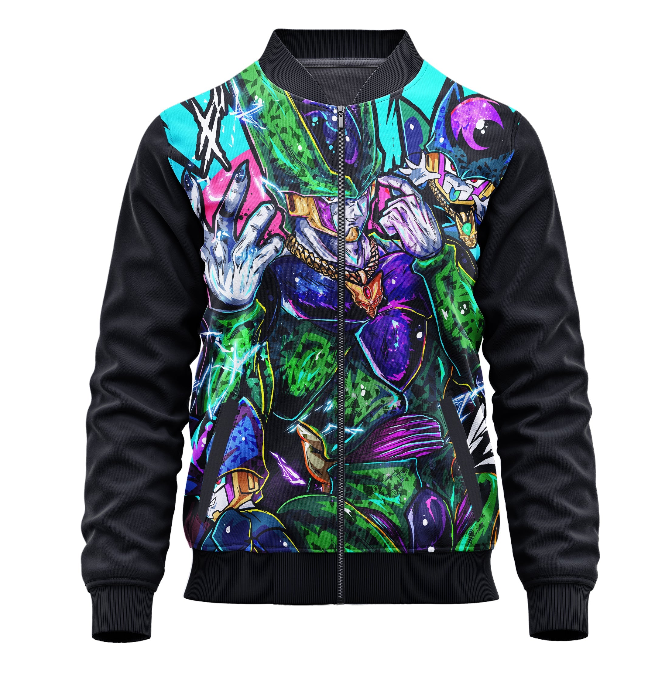 Cell Dragon Ball Z Jacket - Adult & Kids Cosplay Hoodie