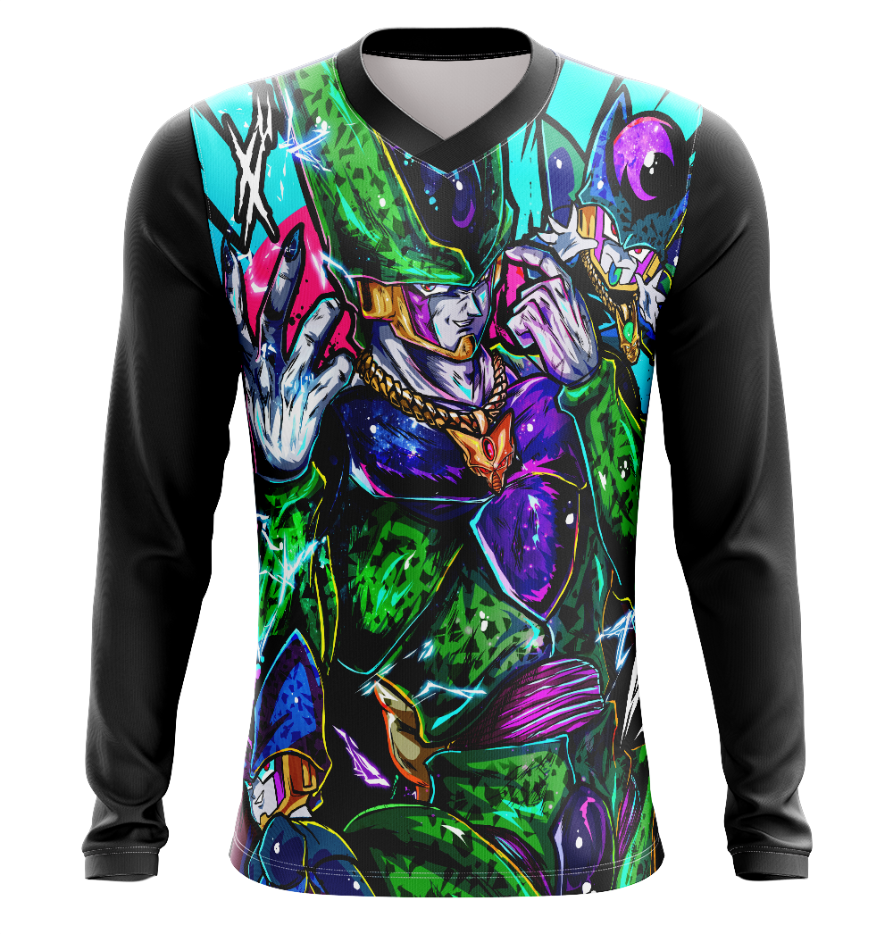 Cell Dragon Ball Z Dry-Fit Graphic T-Shirt - Short Sleeve