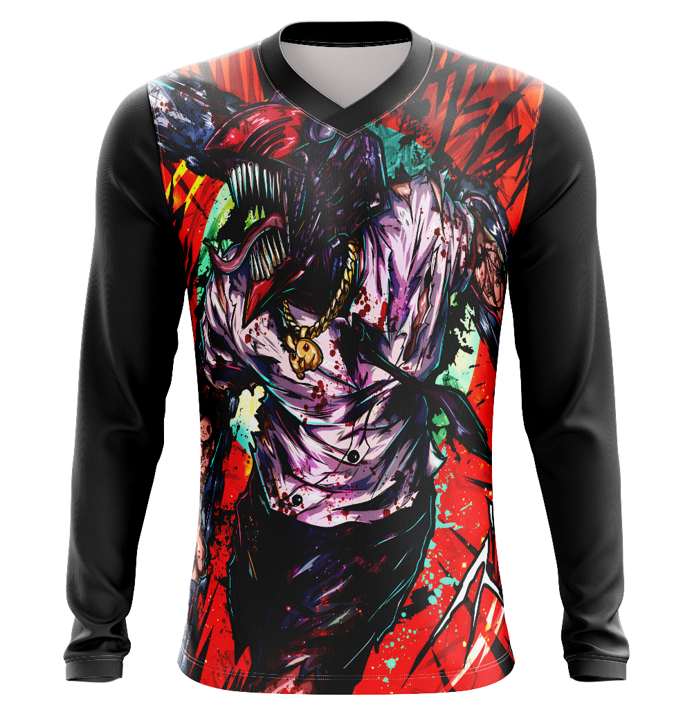 Denji Chainsaw Man Dry-Fit Graphic T-Shirt - Tank Top