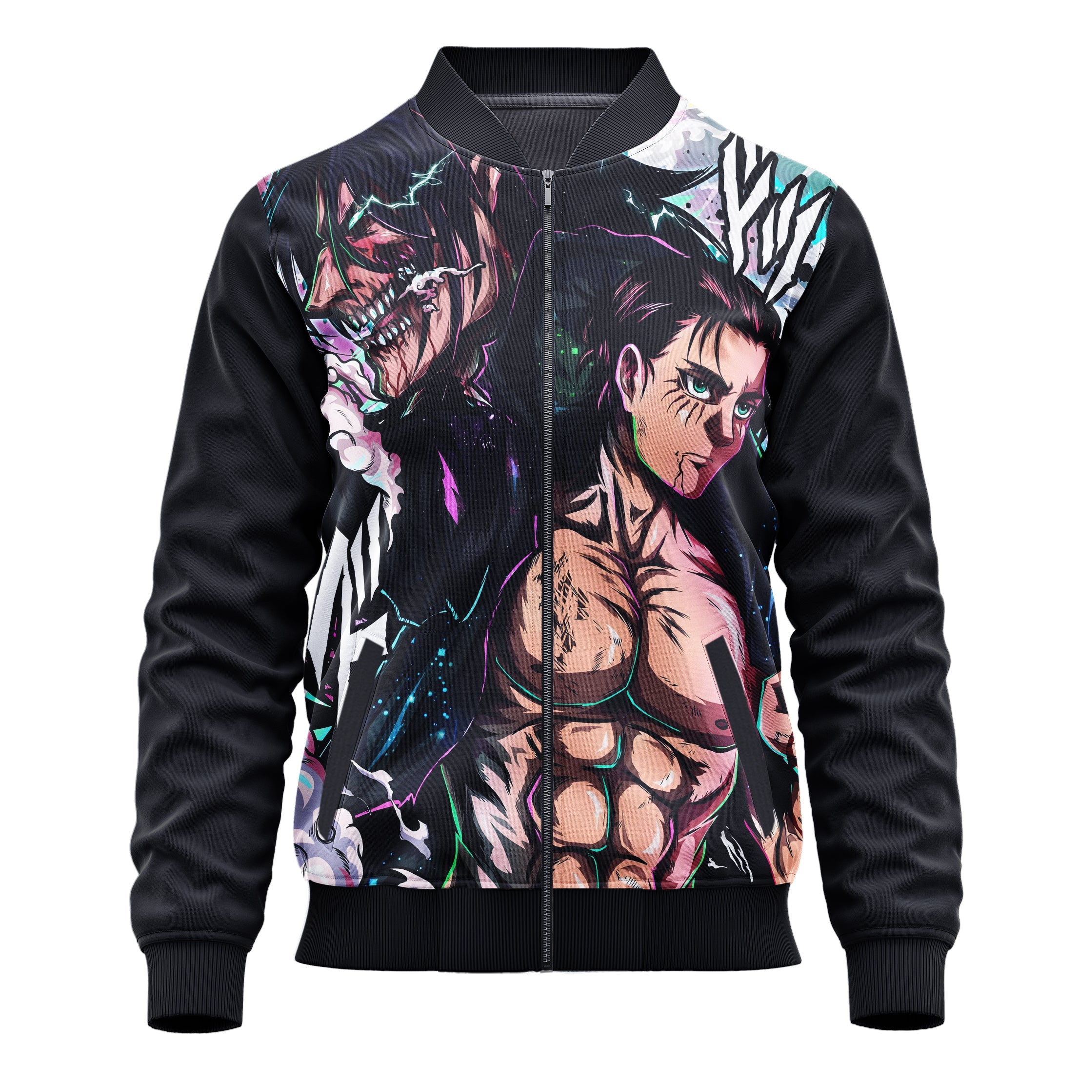 Eren Yeager Attack on Titan Jacket - Adult & Kids Cosplay Hoodie