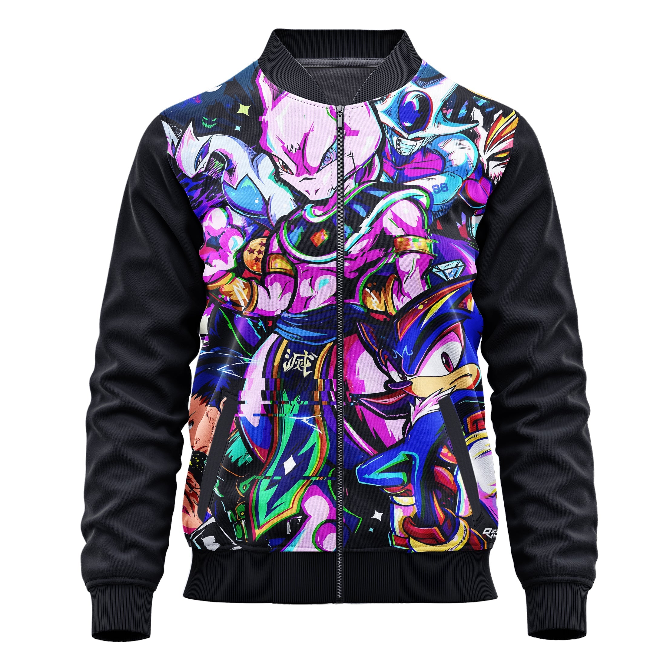 Anime Characters Mix 3D Print Jacket - Adult & Kids Unisex