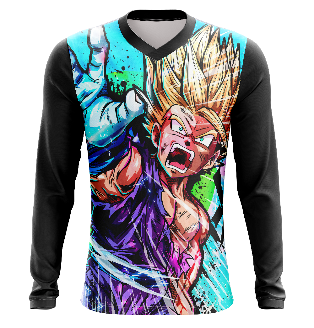 Gohan Kamehameha Dragon Ball Z Dry-Fit Graphic T-Shirt - Tank Top