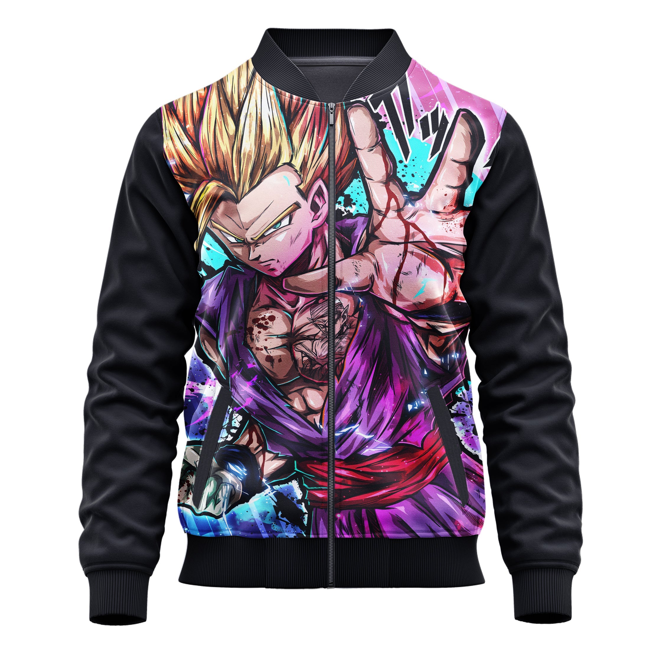 Gohan Super Saiyan Dragon Ball Z Jacket - Adult & Kids Cosplay Hoodie