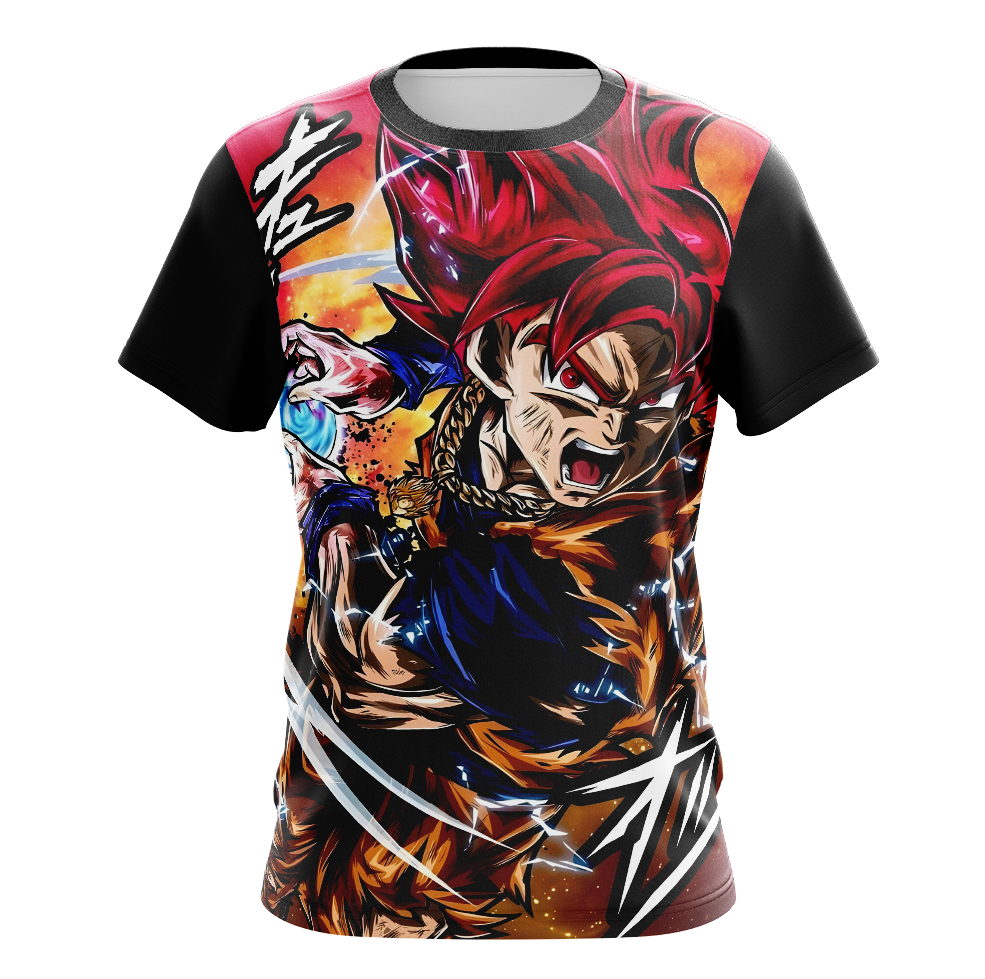 Goku Super Saiyan God Dragon Ball Super Anime T-Shirt - Tank Top