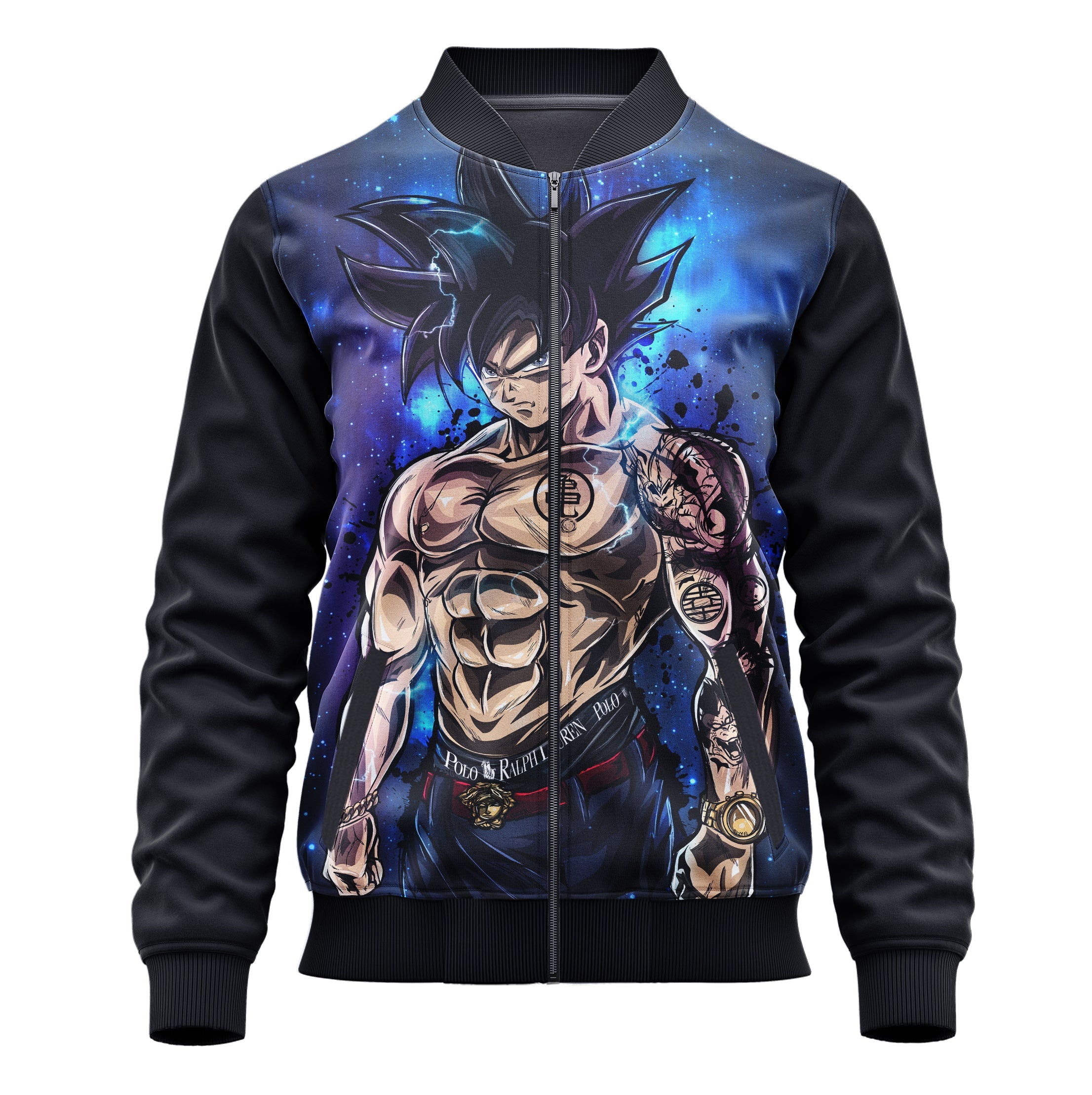 Goku Transformation Dragon Ball Super Jacket - Adult & Kids Cosplay Hoodie