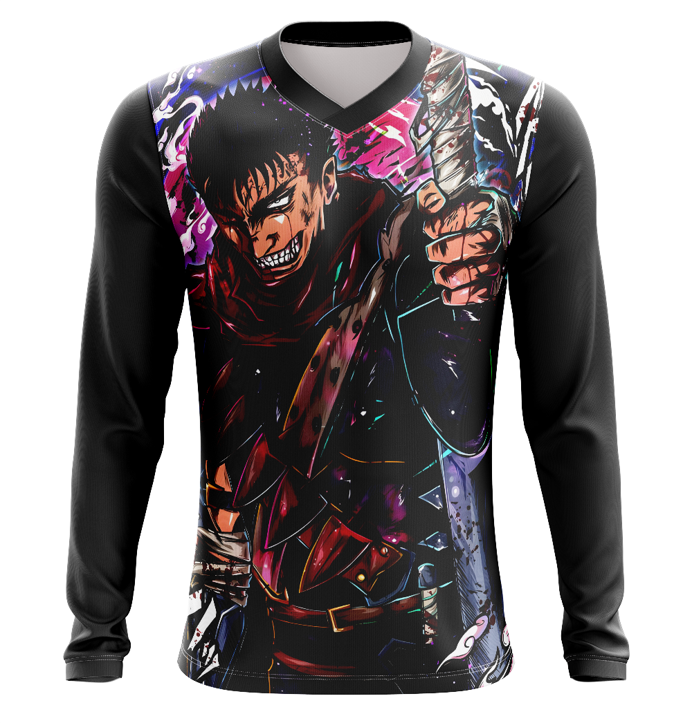 Guts Berserk Anime T-Shirt - Long Sleeve