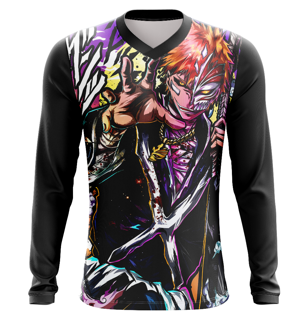 Ichigo Kurosaki Bleach Anime T-Shirt - Long Sleeve