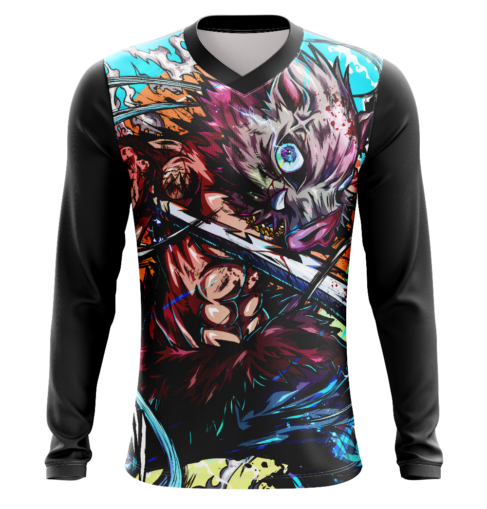 Inosuke Demon Slayer Anime T-Shirt - Short Sleeve