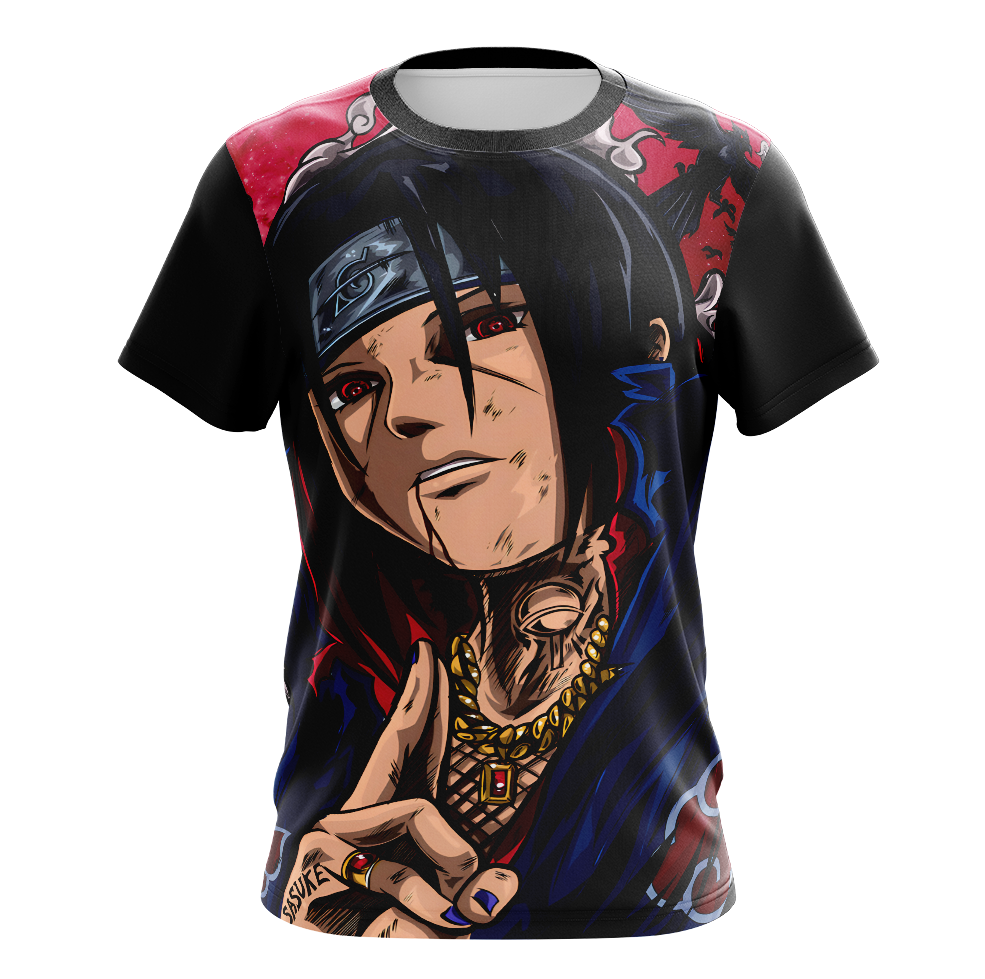Itachi Uchiha Naruto Anime T-Shirt - Short Sleeve