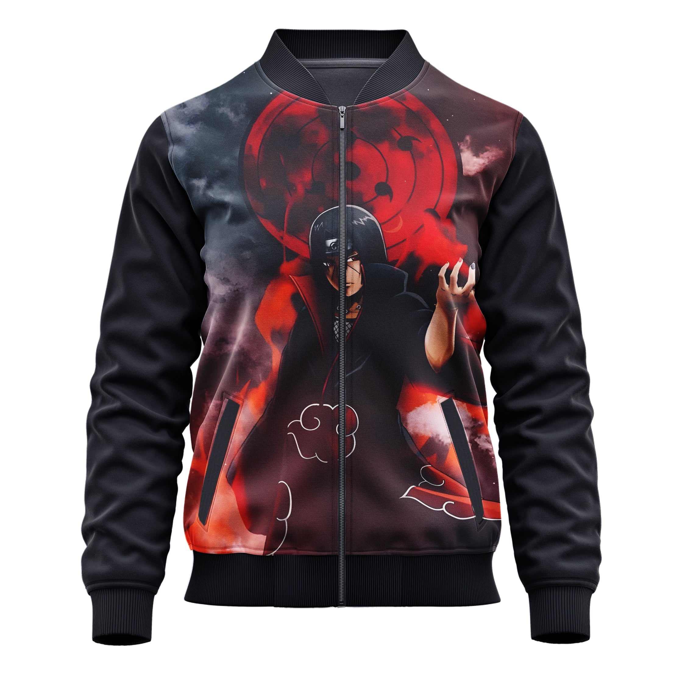 Itachi Sharingan Naruto Shippuden Jacket - Adult & Kids Cosplay Hoodie