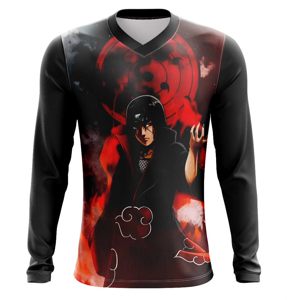 Itachi Sharingan Naruto Shippuden Anime T-Shirt - Tank Top