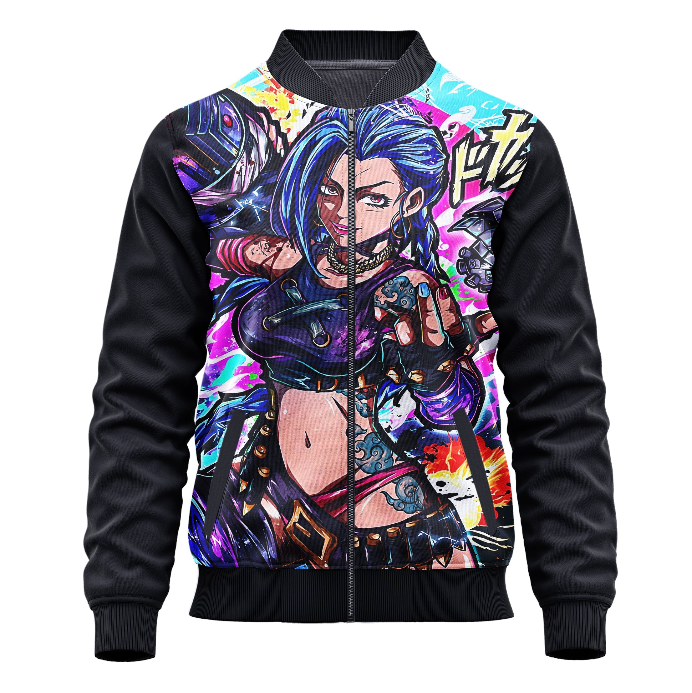 Jinx League of Legends Jacket - Adult & Kids Cosplay Hoodie