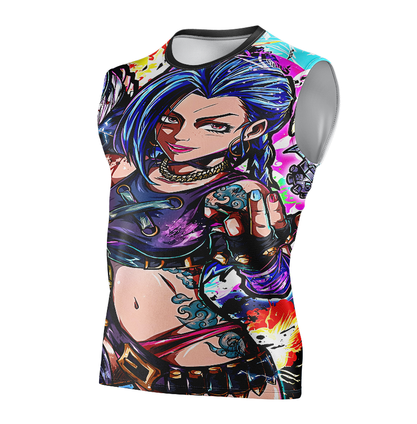 Jinx League of Legends T-Shirt - Short Sleeve