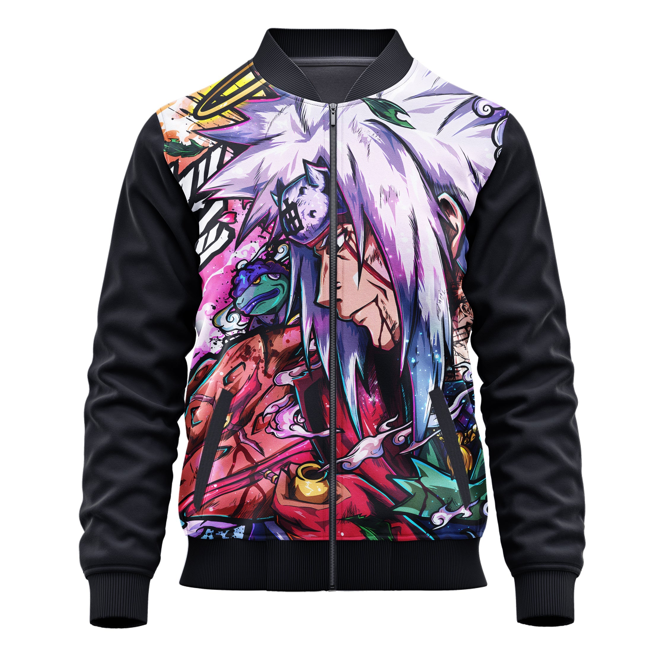 Jiraiya Naruto Shippuden Jacket - Adult & Kids Cosplay Hoodie