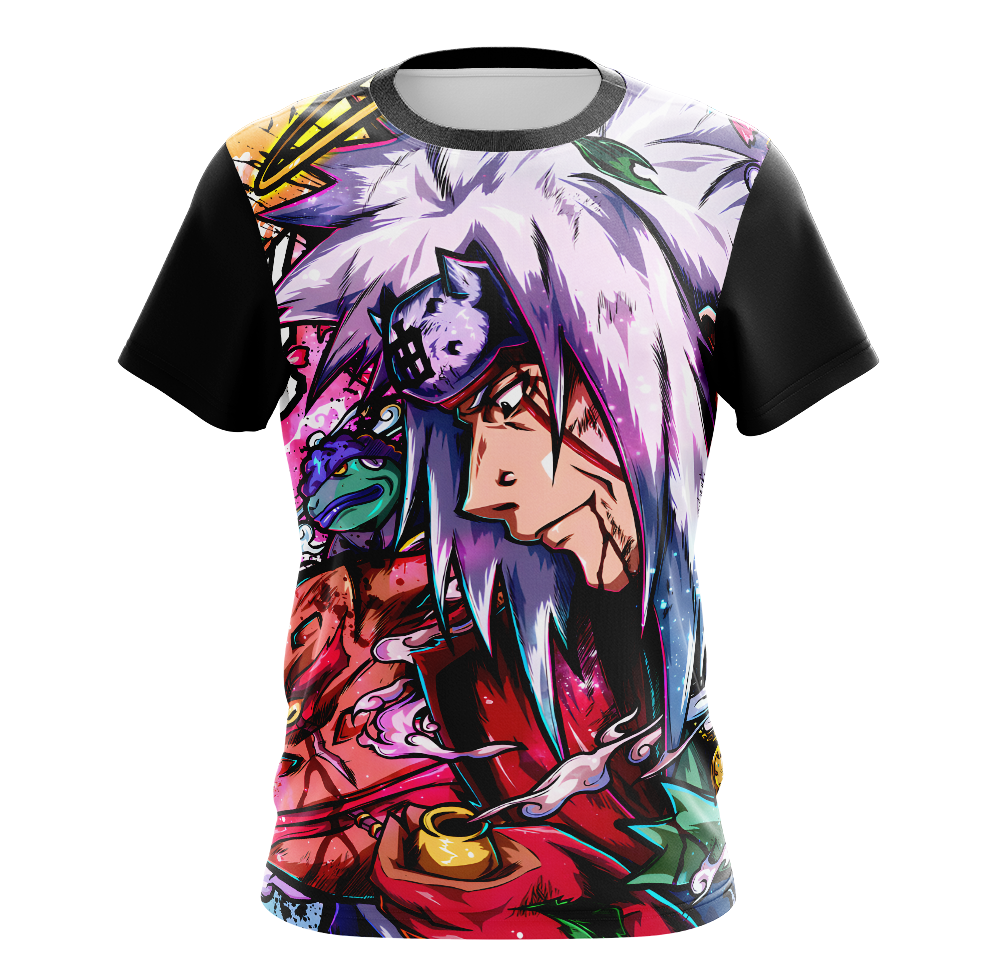 Jiraiya Naruto Shippuden Anime T-Shirt - Long Sleeve