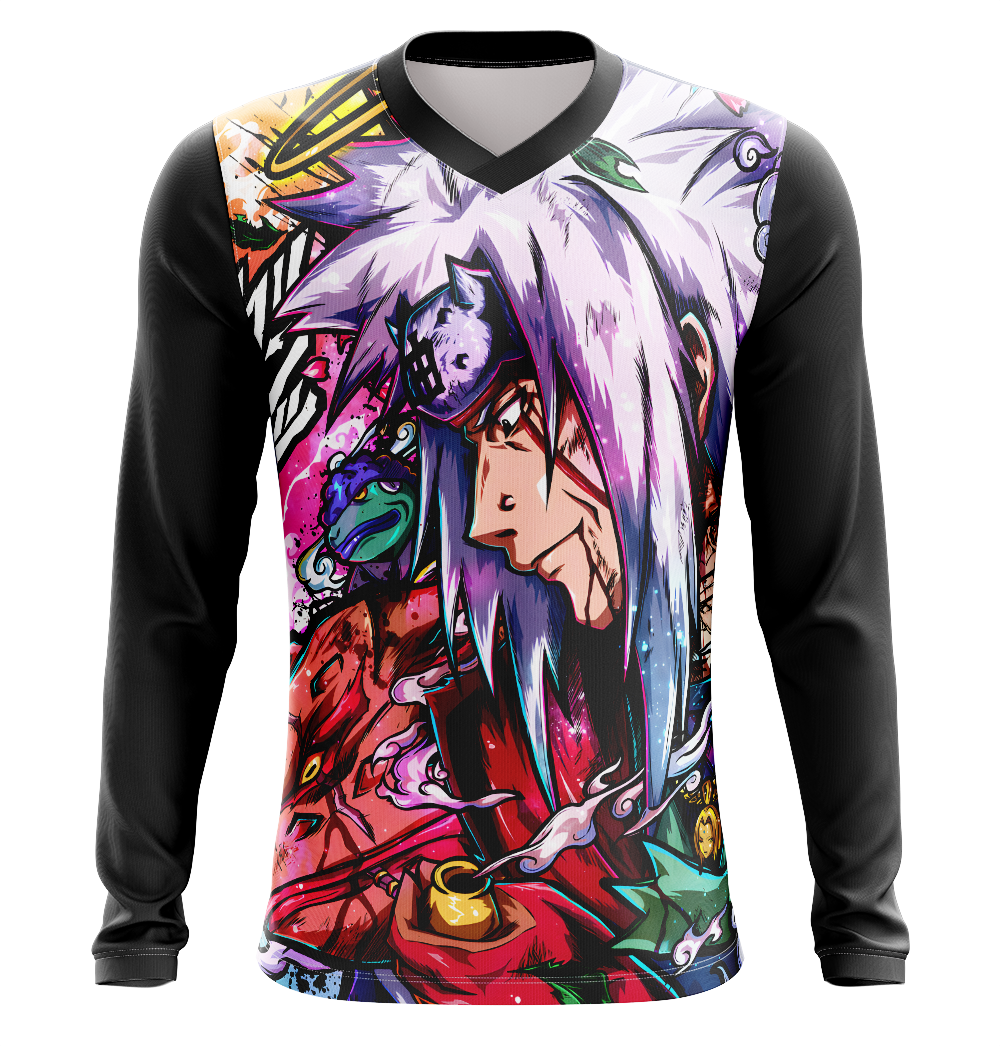 Jiraiya Naruto Shippuden Anime T-Shirt - Short Sleeve