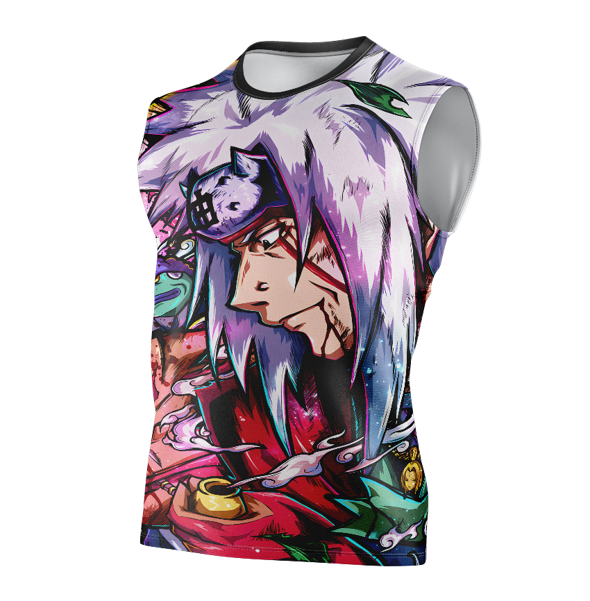 Jiraiya Naruto Shippuden Anime T-Shirt - Long Sleeve