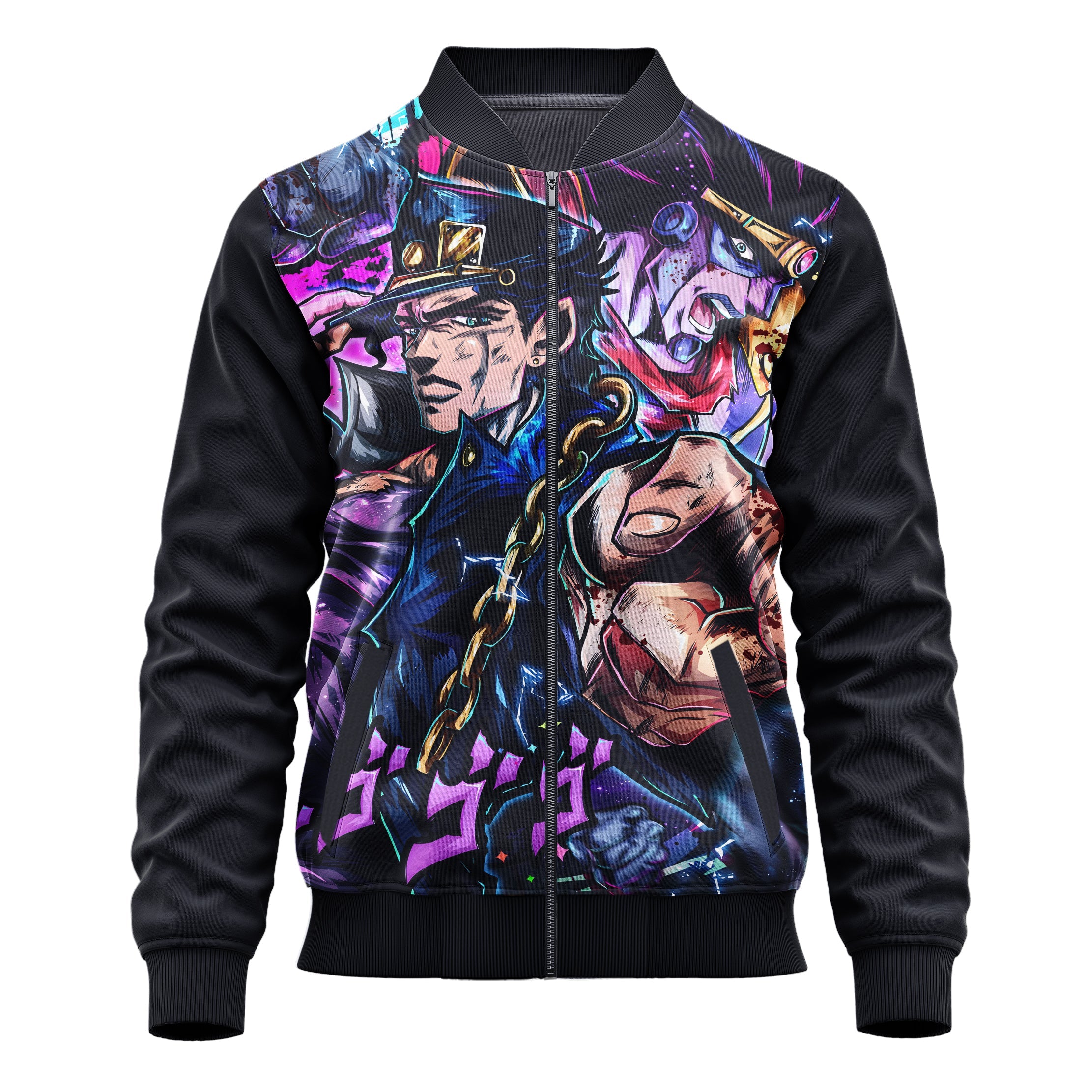 Jotaro JoJo's Bizarre Adventure Jacket - Adult & Kids Cosplay Hoodie