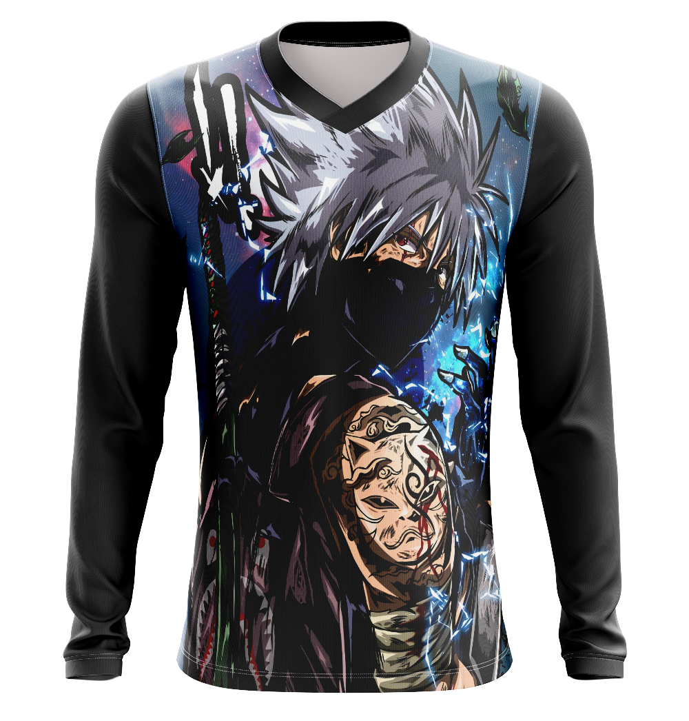 Kakashi Hatake ANBU Naruto Anime T-Shirt - Short Sleeve