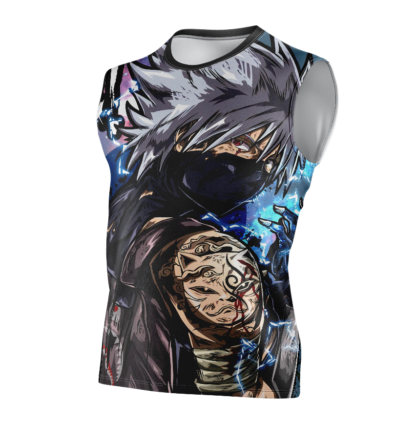 Kakashi Hatake ANBU Naruto Anime T-Shirt - Short Sleeve