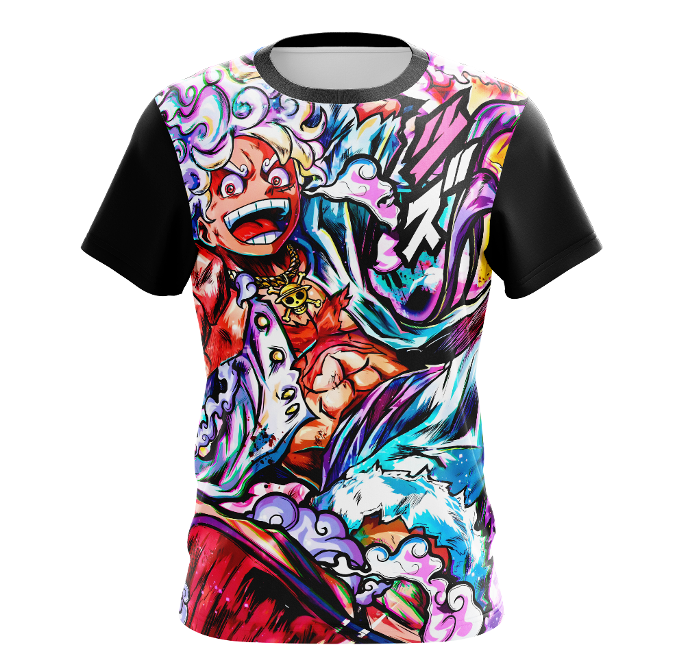 Luffy Gear 5 One Piece Anime T-Shirt - Short Sleeve