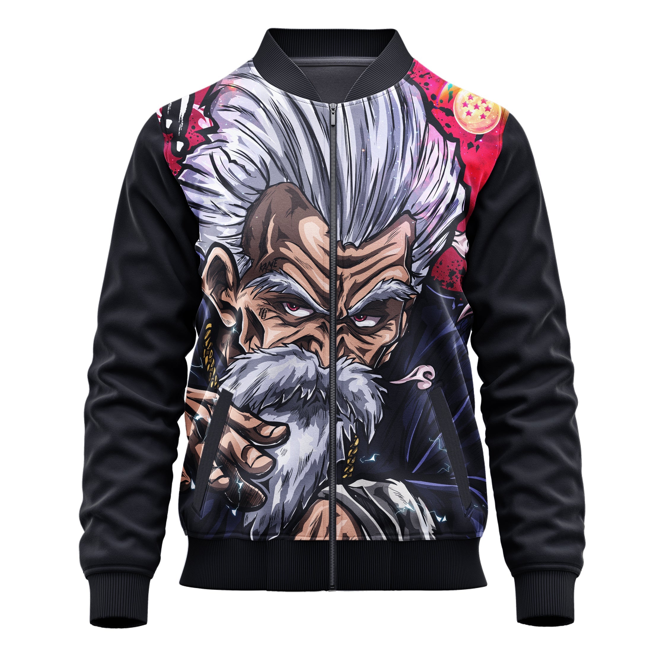 Master Roshi Dragon Ball Jacket - Adult & Kids Cosplay Hoodie