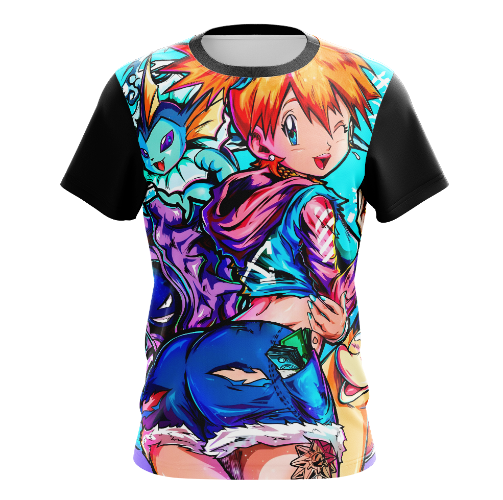 Misty Pokémon Anime T-Shirt - Long Sleeve