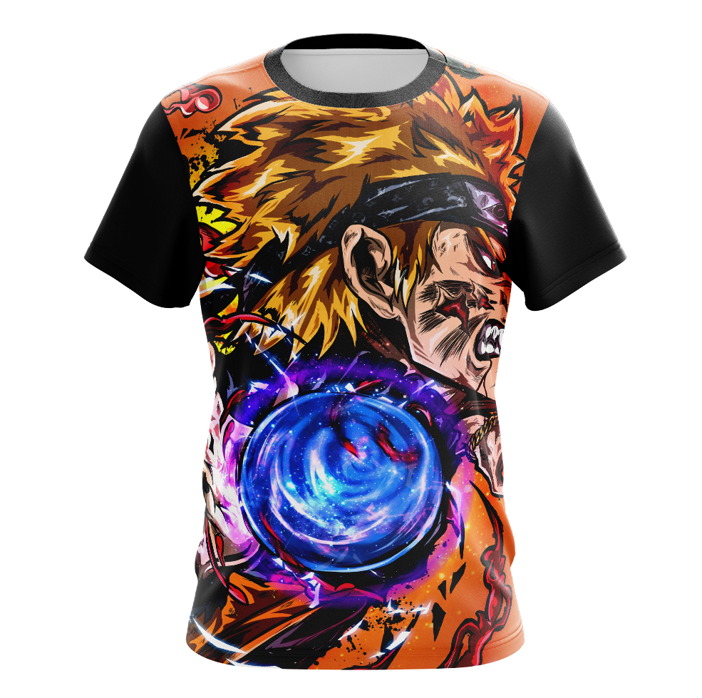 Naruto Uzumaki Rasengan Anime T-Shirt - Long Sleeve