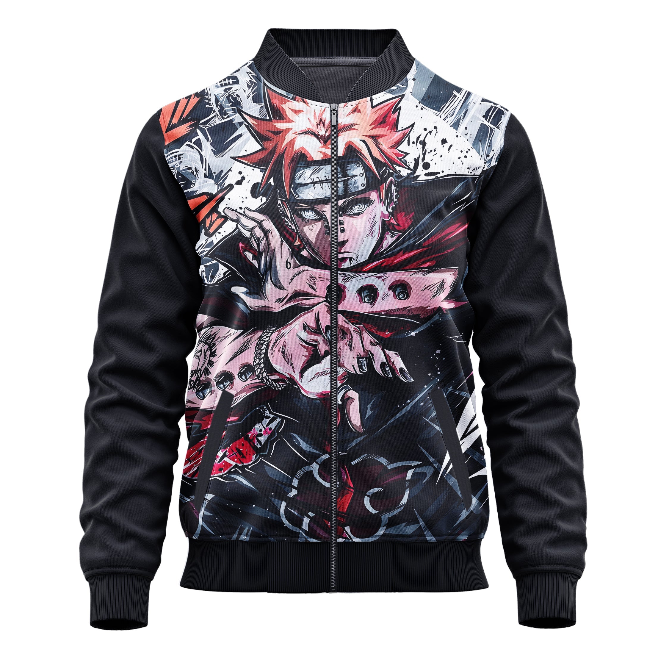 Pain Shinra Tensei Naruto Shippuden Jacket - Adult & Kids Cosplay Hoodie