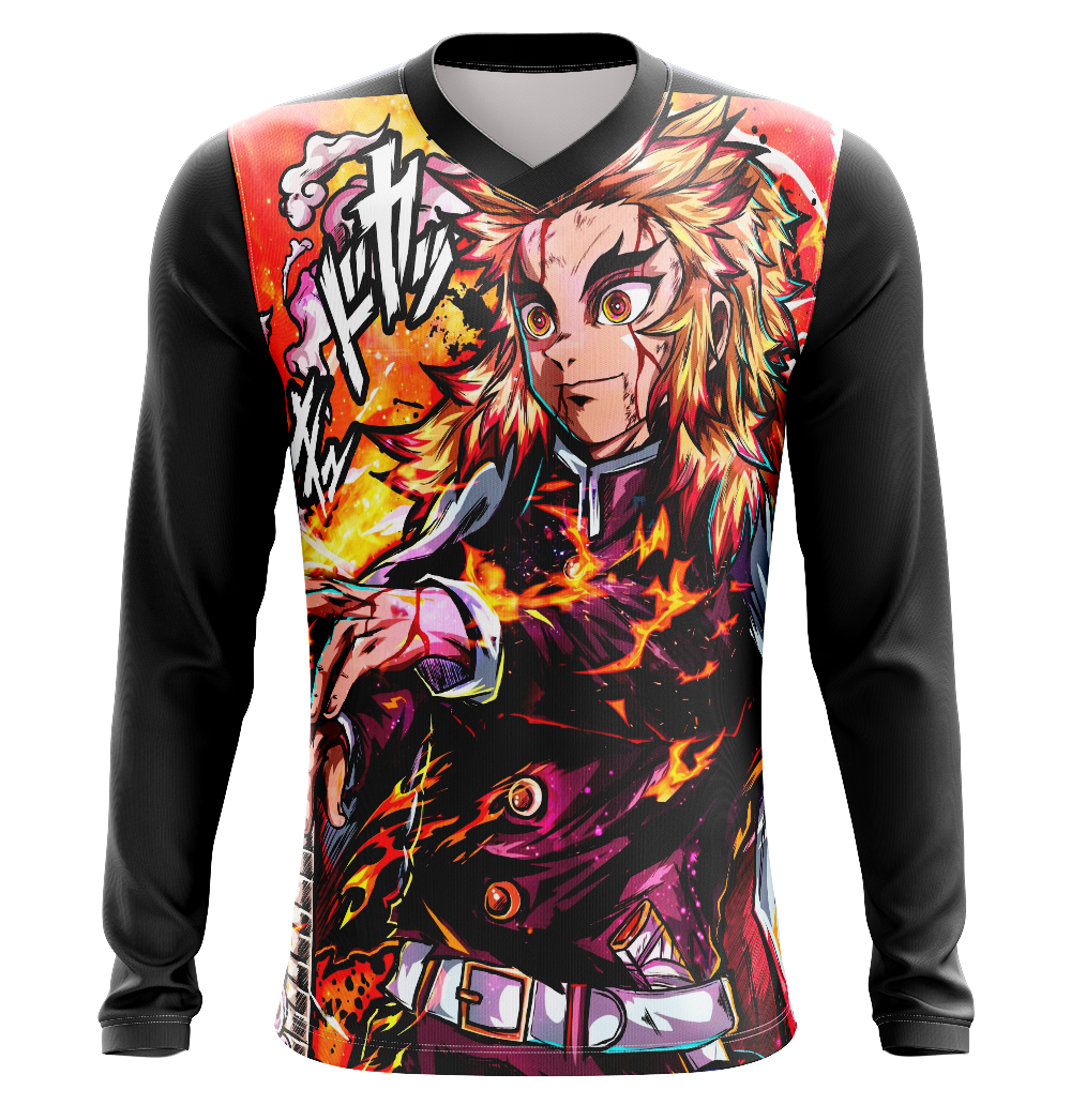 Kyojuro Rengoku - Demon Slayer Short Sleeve T-Shirt