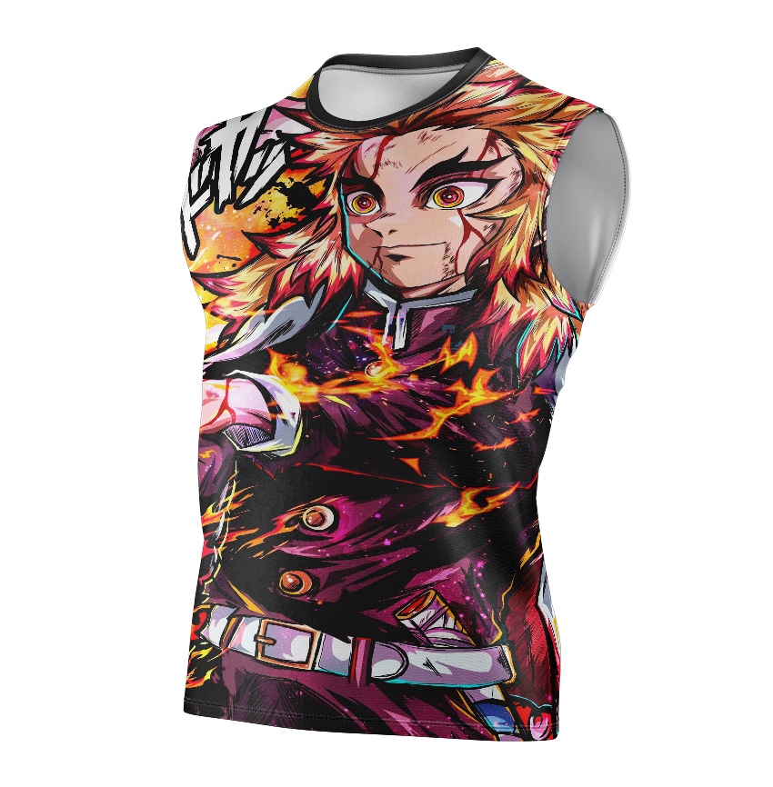 Kyojuro Rengoku - Demon Slayer Short Sleeve T-Shirt