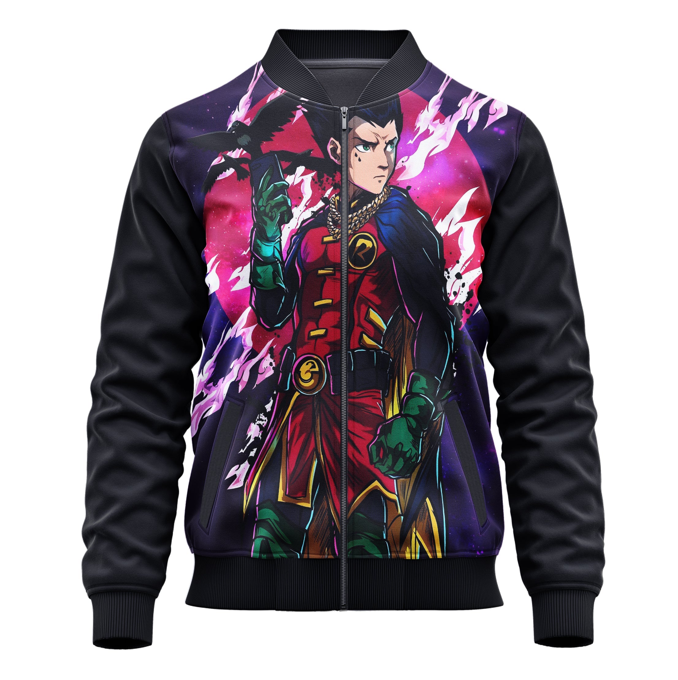 Robin Damian Wayne DC Jacket - Adult & Kids Cosplay Hoodie