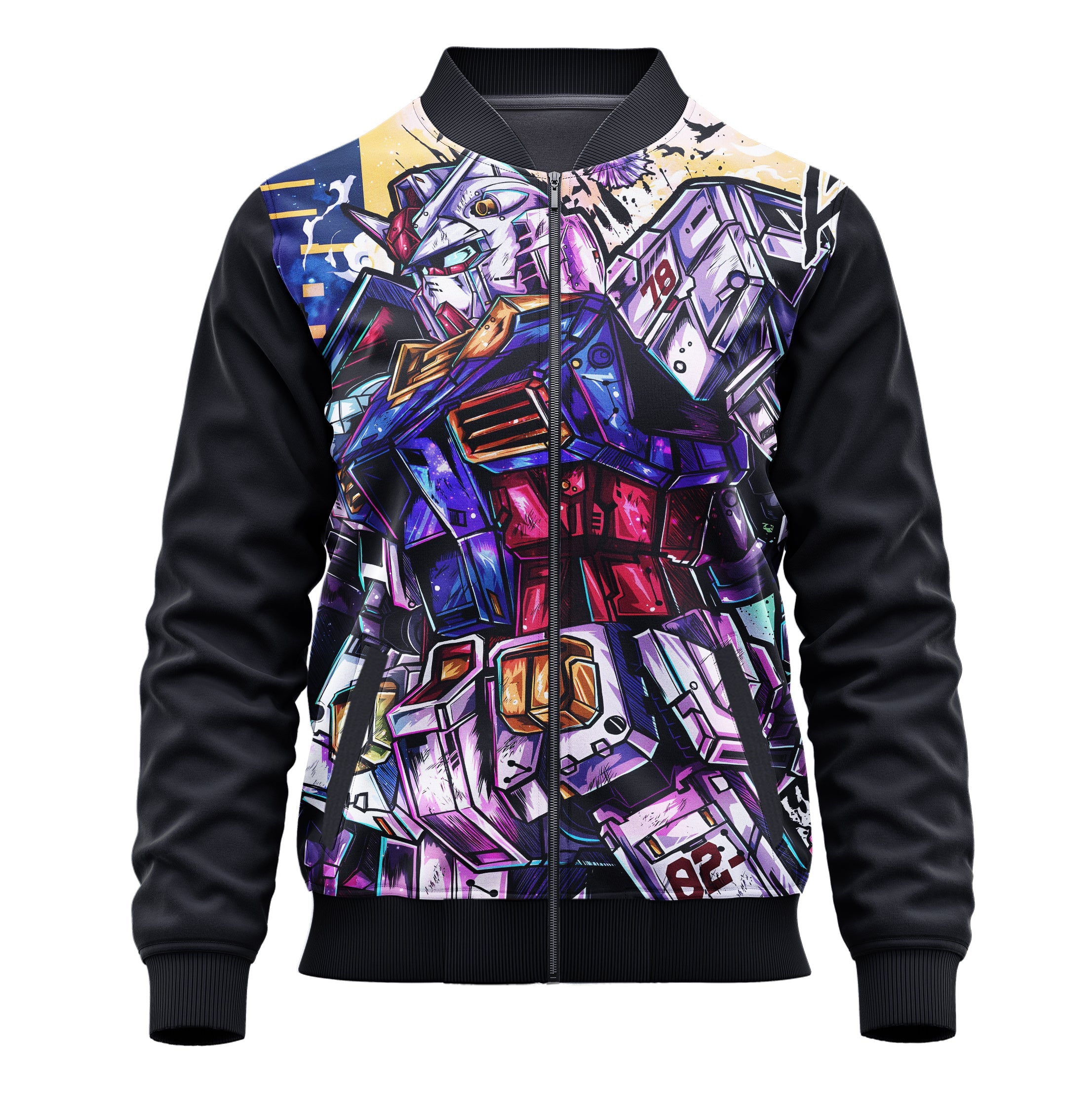 Mobile Suit Gundam 3D Print Jacket - Adult & Kids Unisex