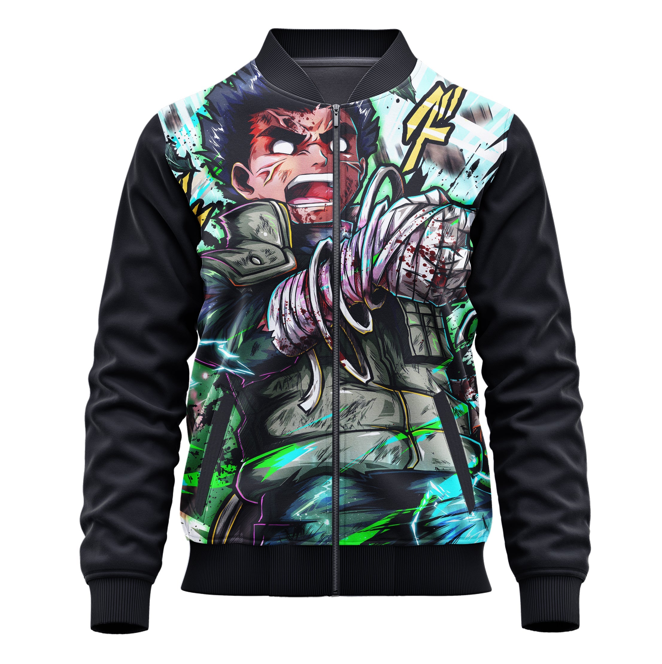 Rock Lee Naruto Shippuden Jacket - Adult & Kids Cosplay Hoodie