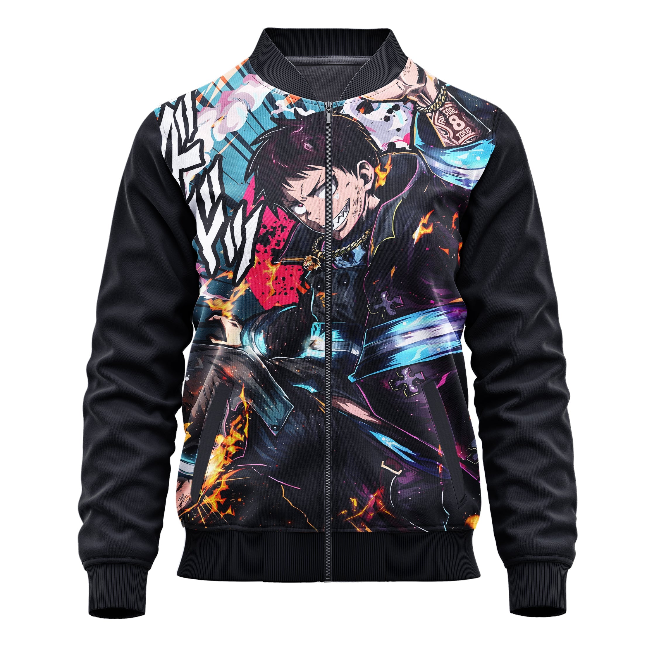 Shinra Kusakabe Fire Force Jacket - Adult & Kids Cosplay Hoodie