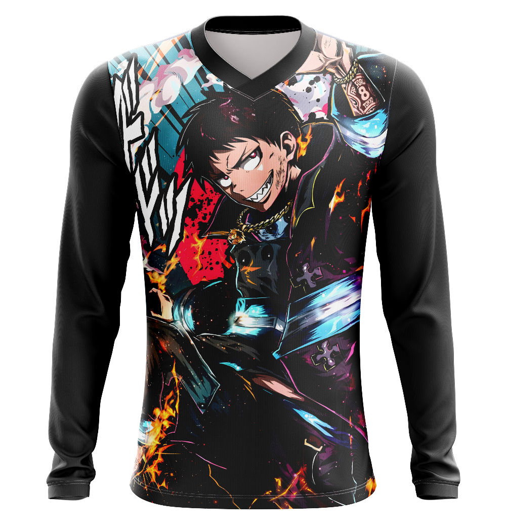 Shinra Kusakabe - Fire Force Long Sleeve T-Shirt