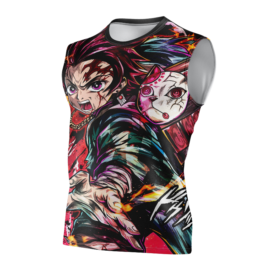 Tanjiro Kamado - Demon Slayer Short Sleeve T-Shirt