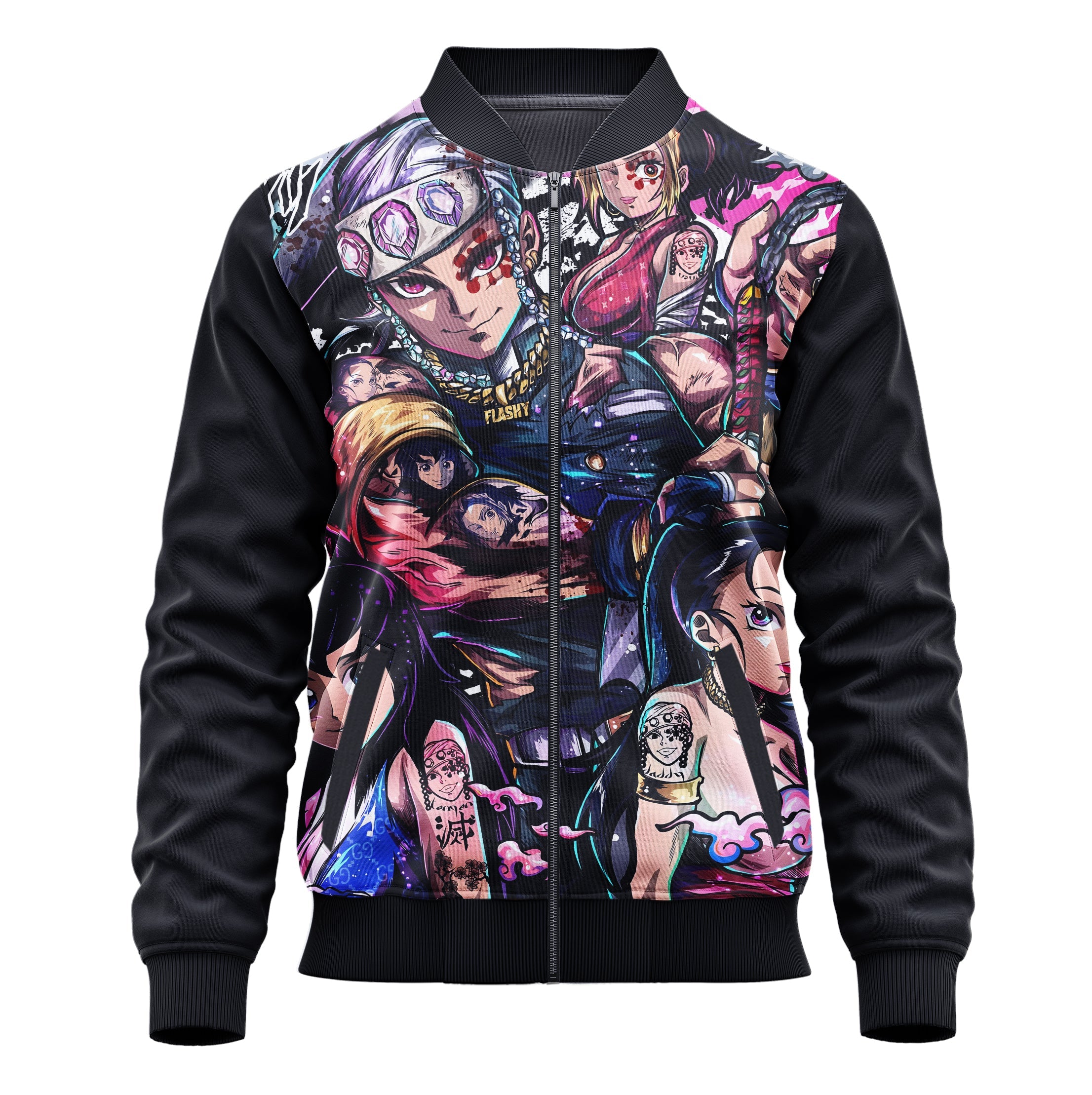 Tengen Uzui Demon Slayer Jacket - Adult & Kids Cosplay Hoodie