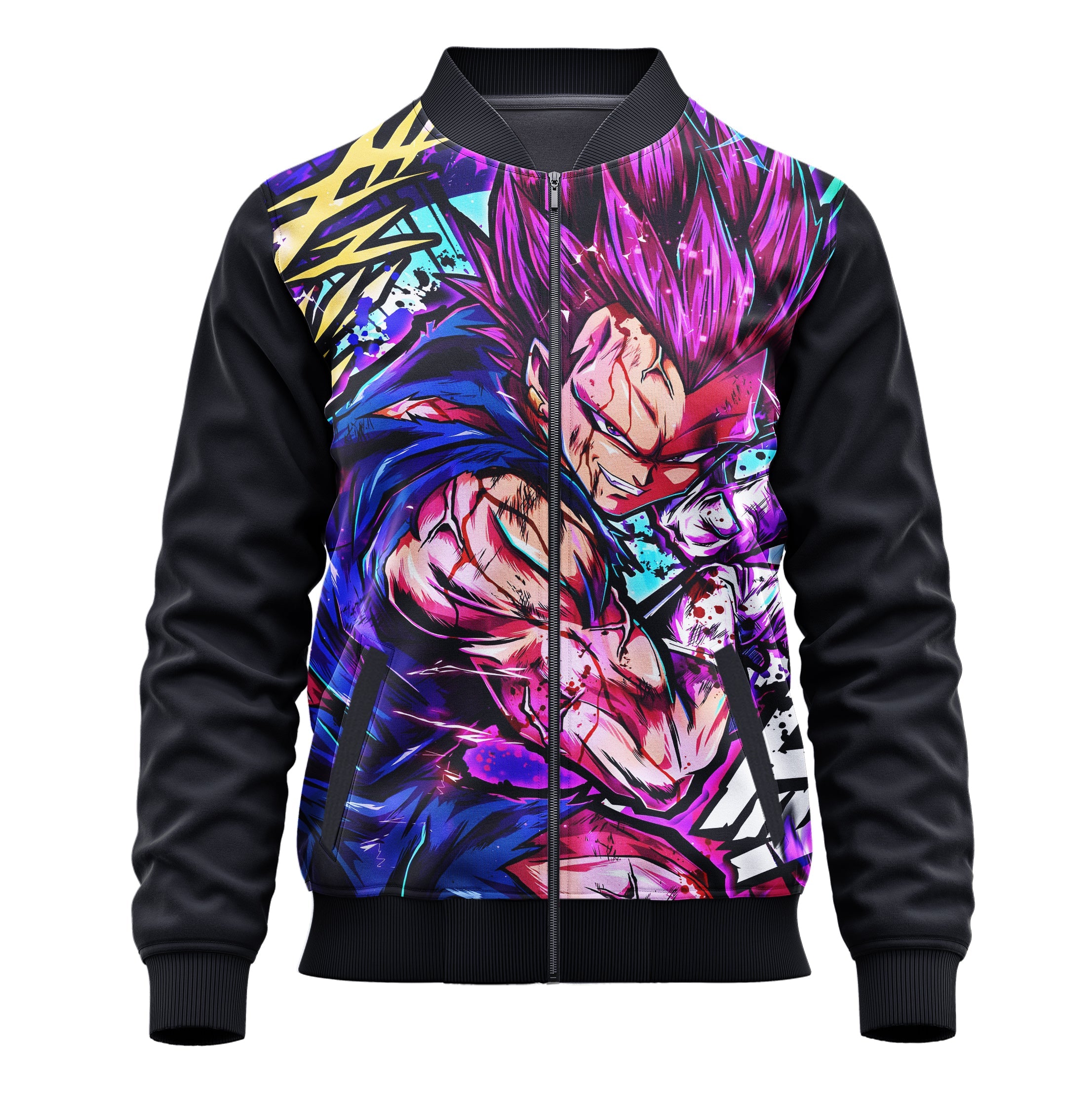 Vegeta Super Saiyan Rose (Dragon Ball Super) 3D Print Jacket - Adult & Kids Unisex