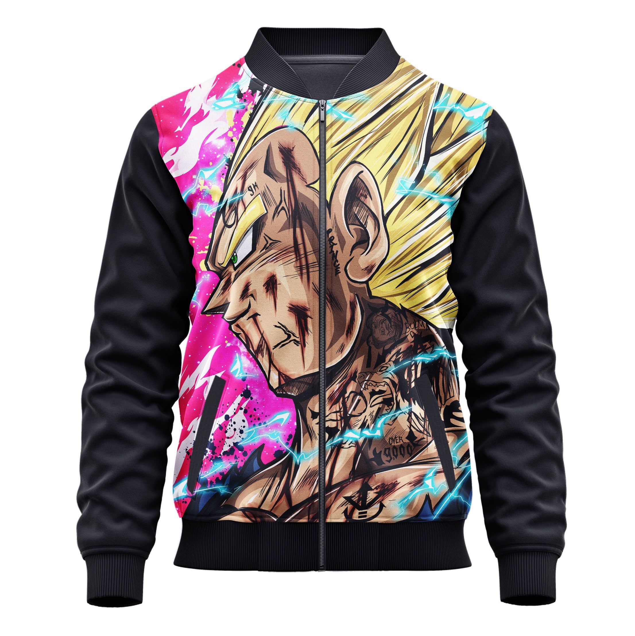 Vegeta Super Saiyan Dragon Ball Z Jacket - Adult & Kids Cosplay Hoodie
