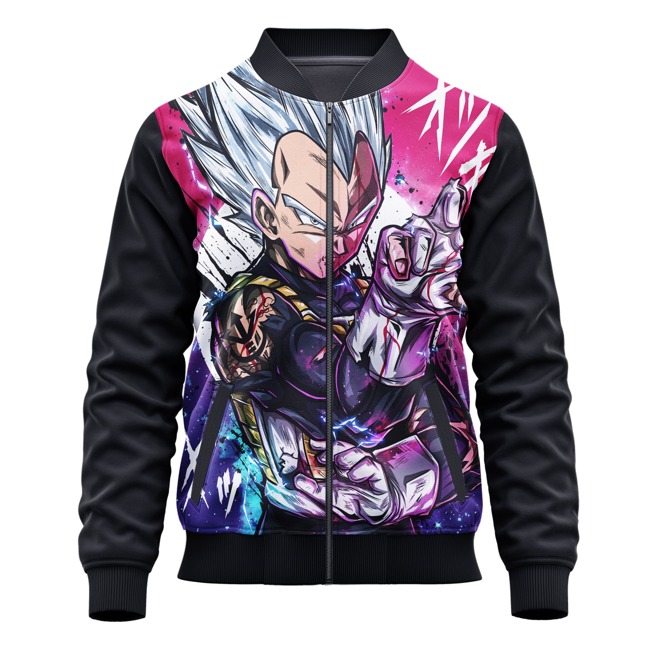 Vegeta Dragon Ball Super Jacket - Adult & Kids Cosplay Hoodie