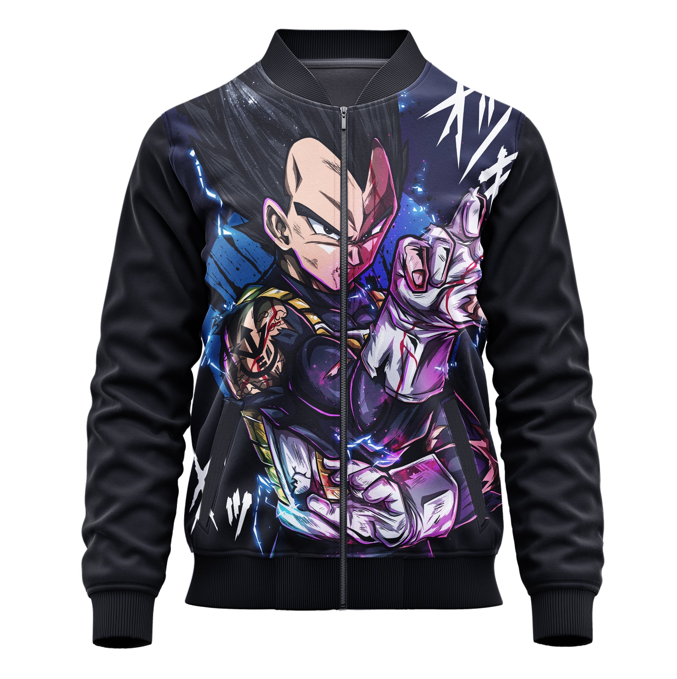 Vegeta Dragon Ball Z Jacket - Adult & Kids Cosplay Hoodie