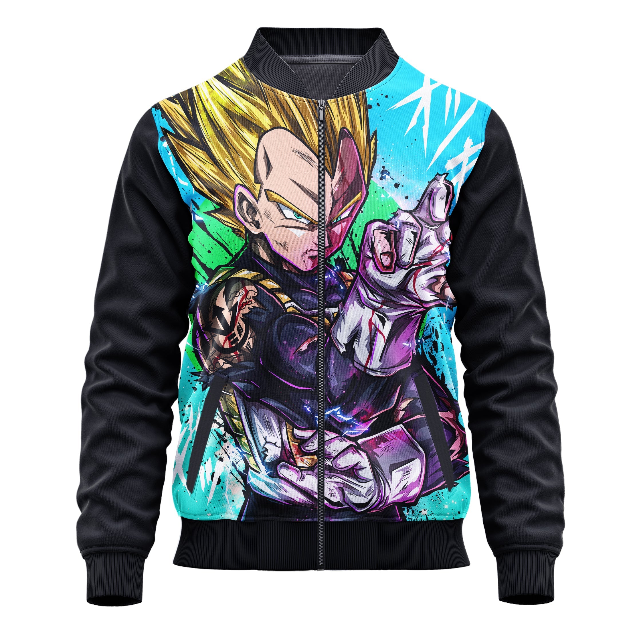 Vegeta Super Saiyan (Dragon Ball Z) 3D Print Jacket - Adult & Kids Unisex