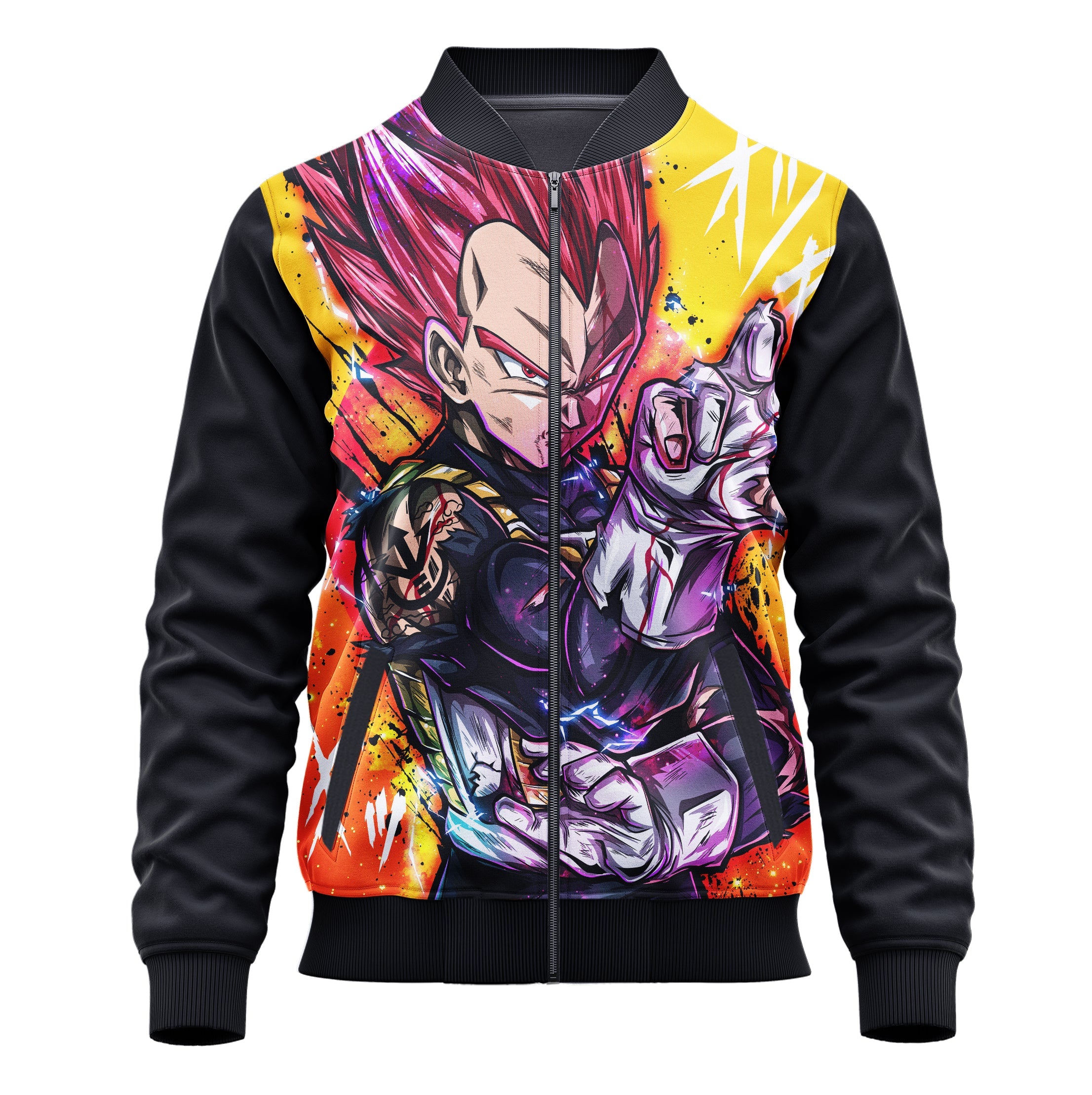 Vegeta Super Saiyan God (Dragon Ball Super) 3D Print Jacket - Adult & Kids Unisex
